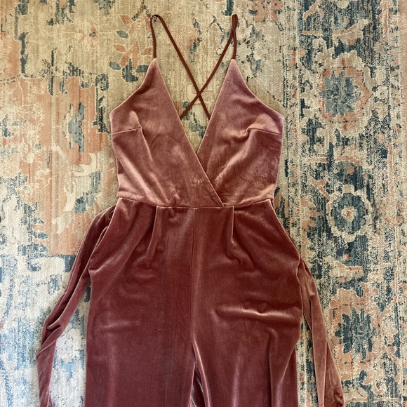 Express Velvet Jumpsuit - Women’s - Picture 6 of 15